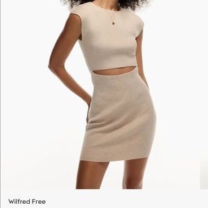 Wilfred Free cutout dress knit
